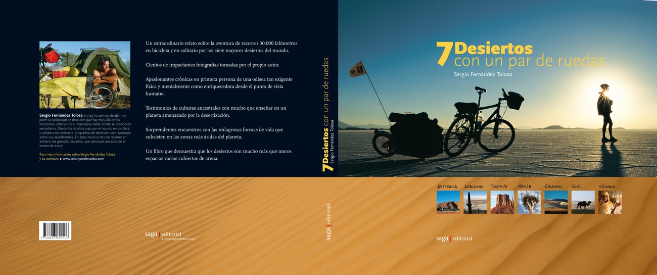 Libro 7 desiertos con un par de ruedas. Oferta especial edición de lujo, tapa dura