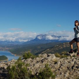 Castillos de Samitier y Congosto del Entremón TREKKING panorámica desde la cima