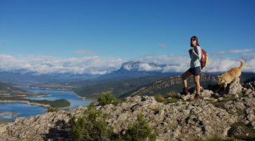 Castillos de Samitier y Congosto del Entremón TREKKING panorámica desde la cima