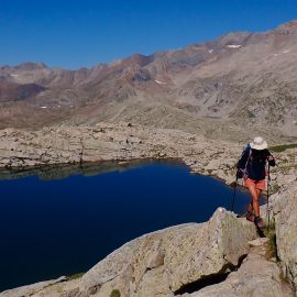 Glaciar del Posets desde Estós TREKKING Ibón de la Plana
